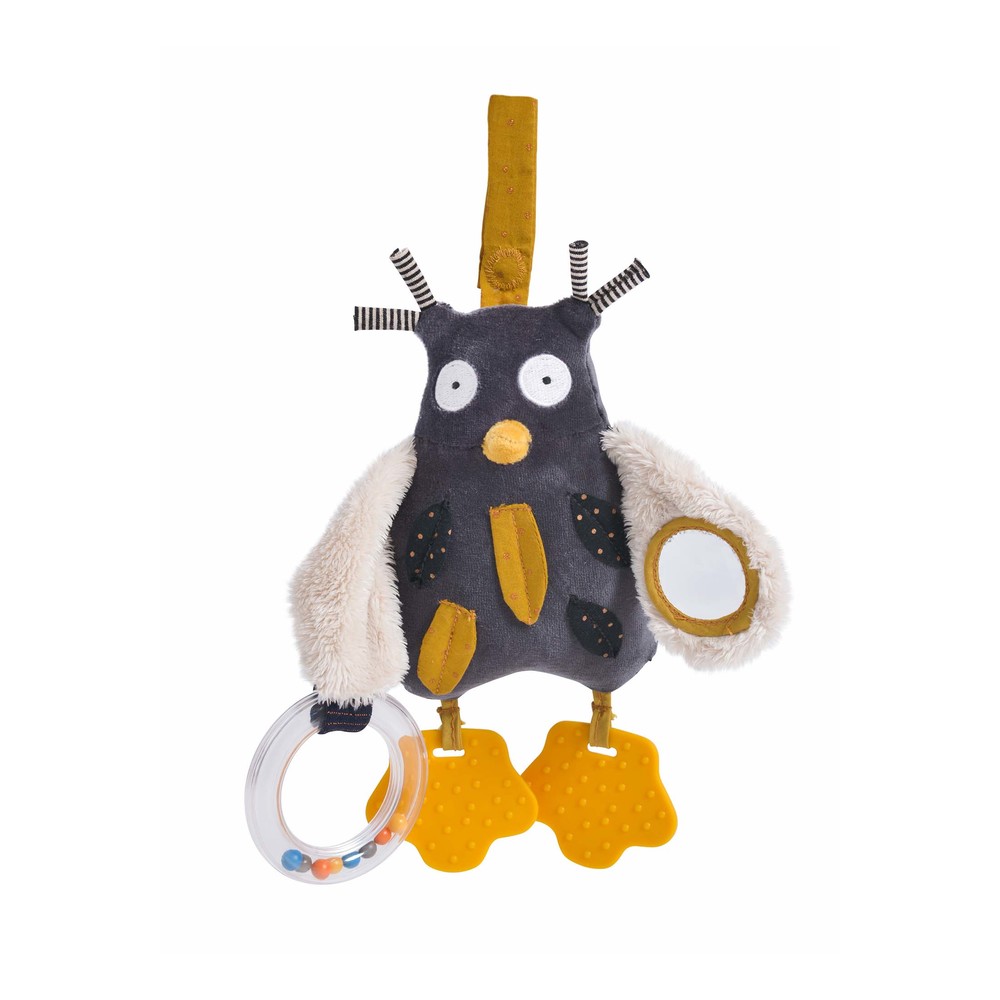 MOULIN ROTY - Hibou d'activités Les Moustaches MULTICOLORE Moulin Roty
