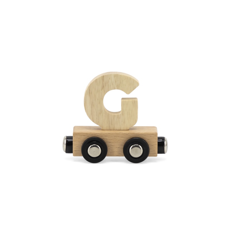 Lettre Train Naturel Lettre G MULTICOLORE Tryco