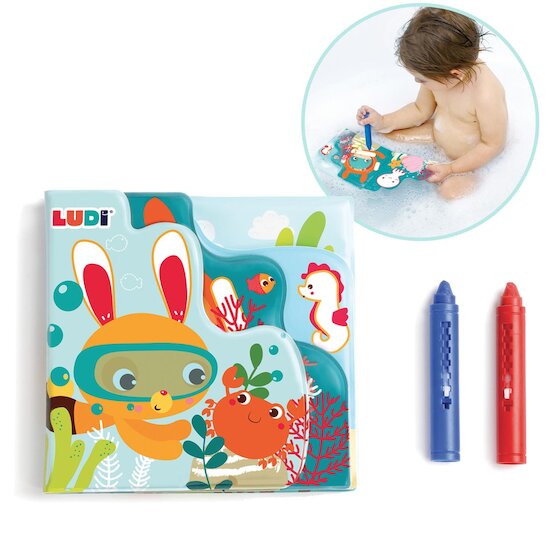 Ludi Livre de bain coloriage Multicolore 