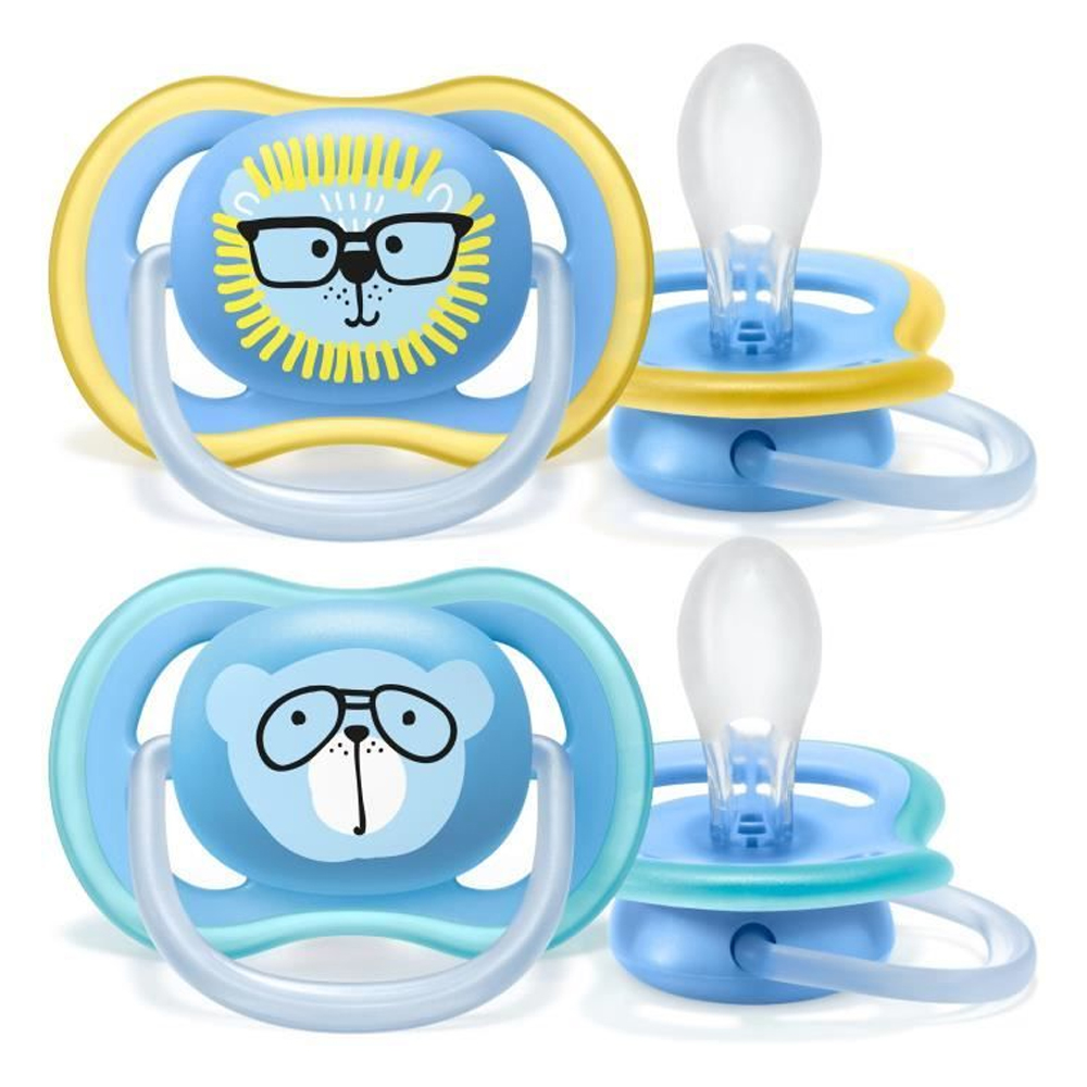 2 sucettes Ultra air MULTICOLORE Philips Avent