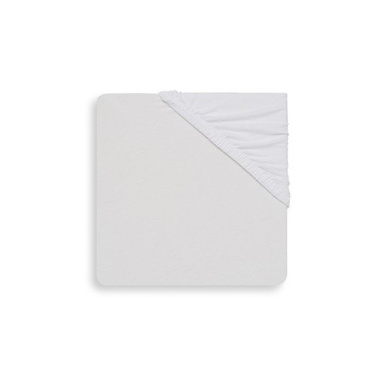 Jollein Drap-housse Jersey White 40x80 cm