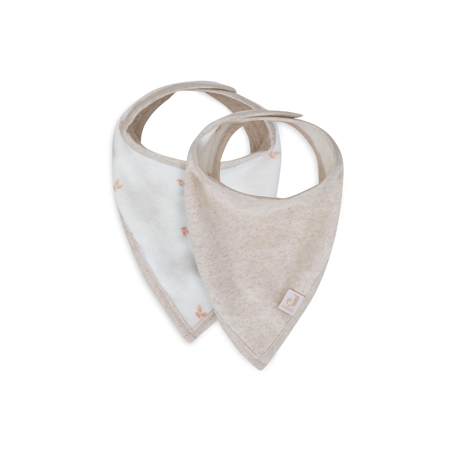 Lot de 2 Bavoirs Bandana Harvest BEIGE Jollein