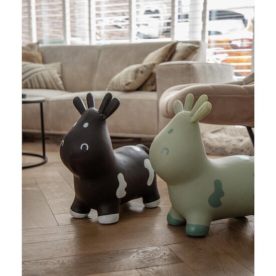 Tryco Animal Sauteur Vache Skippy noir 