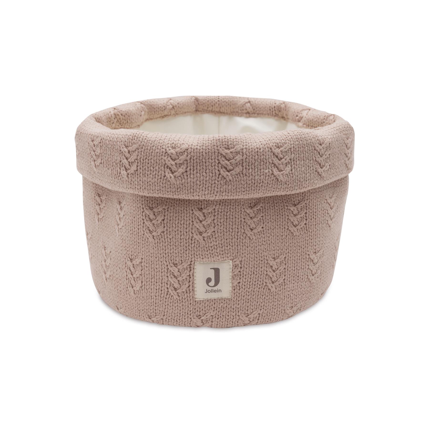 Panier de rangement grain knit ROSE Jollein