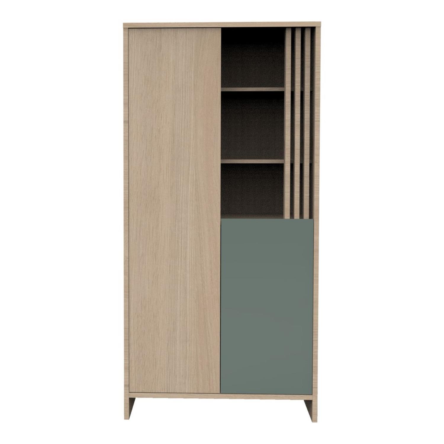 Armoire 2 porte Tokyo MARRON Sauthon