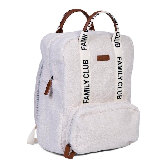 Childhome Sac à dos Family Club Signature Teddy Off White  Childhome Sac à dos Family Club Signature Teddy Off White