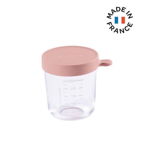 Béaba Portion verre Old Pink 250 ml Béaba Portion verre Old Pink 250 ml