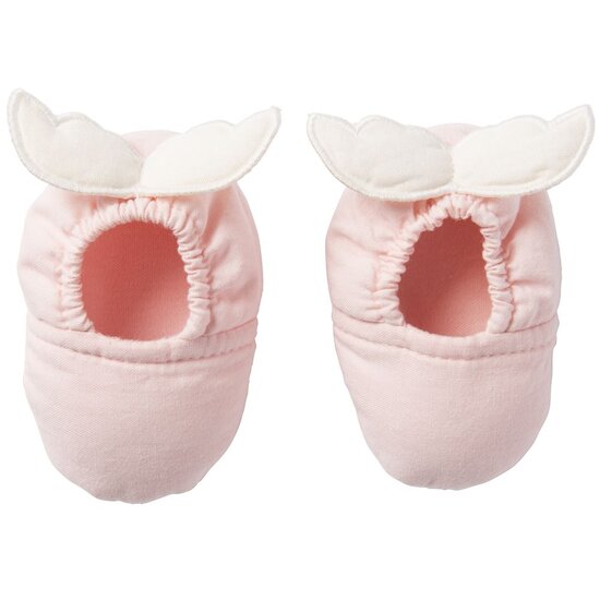 BB&Co Chaussons avec ailes d'ange Blush 0/6 Mois