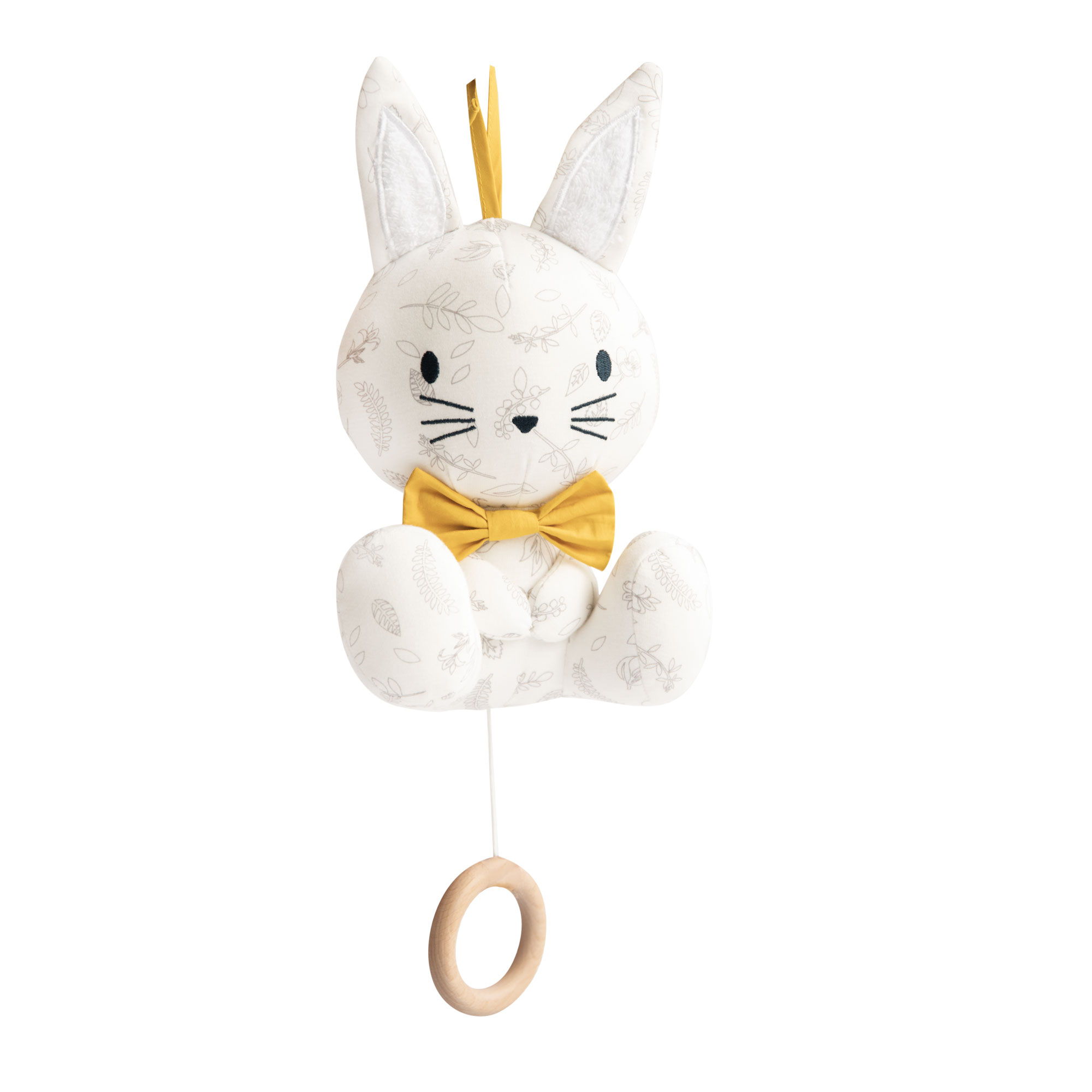 Domiva - Peluche musicale leafy bunny MULTICOLORE Domiva