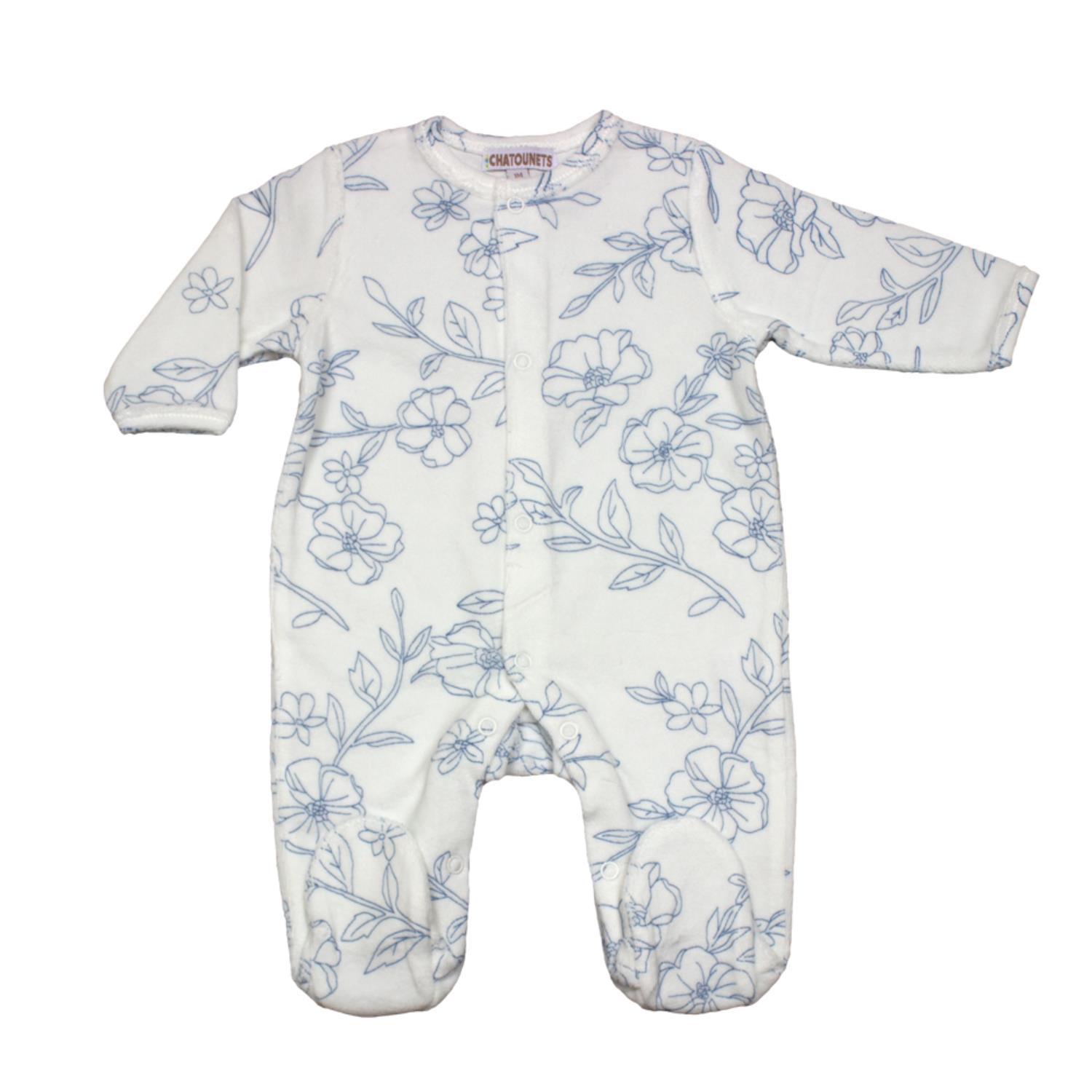 Les Chatounets - Pyjama Liberty BLEU Les Chatounets