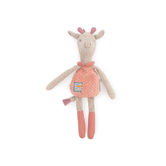 Moulin Roty Doudou-hochet girafe Sous mon baobab   Moulin Roty Doudou-hochet girafe Sous mon baobab