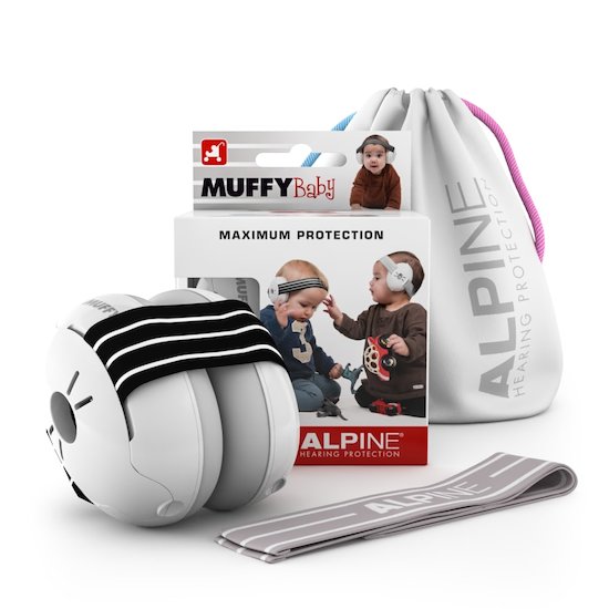 Alpine Hearing Protection Casque antibruit Muffy Baby Noir  Alpine Hearing Protection Casque antibruit Muffy Baby Noir