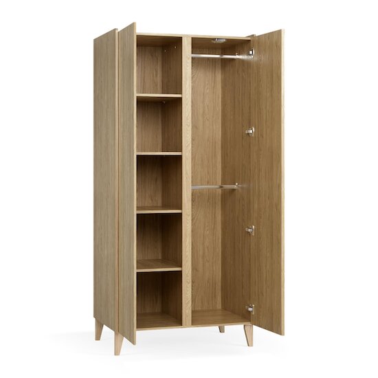 Vox Armoire 2-portes Muve Chêne  Vox Armoire 2-portes Muve Chêne