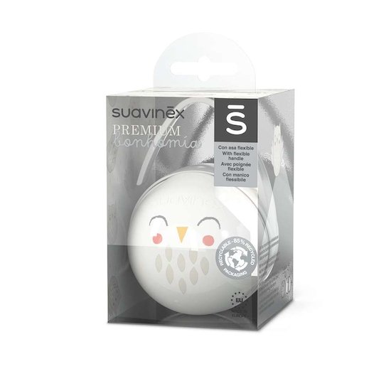 Suavinex Porte sucette duo Bonhomia Beige  Suavinex Porte sucette duo Bonhomia Beige