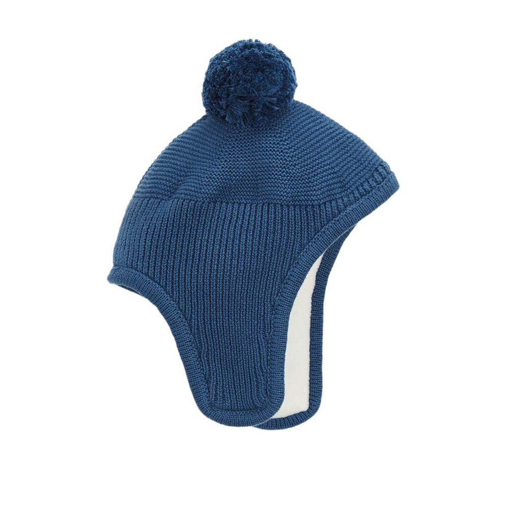 Marèse - Bonnet Tricot Dinosaure d'Automne BLEU Marèse