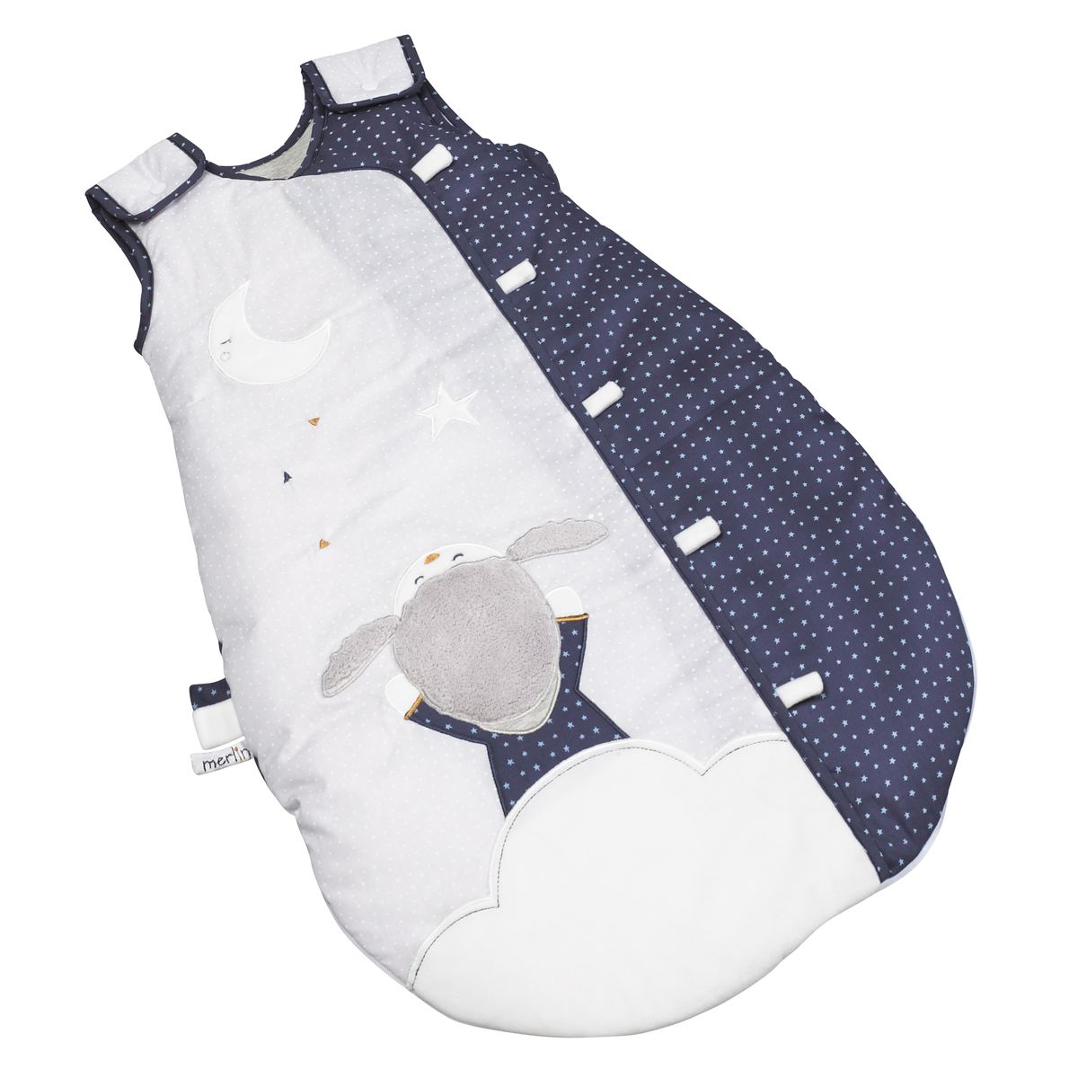 Gigoteuse Merlin BLEU Sauthon Baby Déco