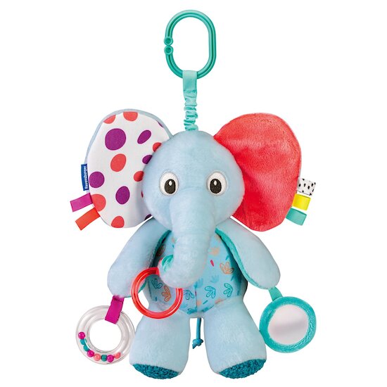 Play+ Peluche d'activité Elephant Multicolore  Play+ Peluche d'activité Elephant Multicolore