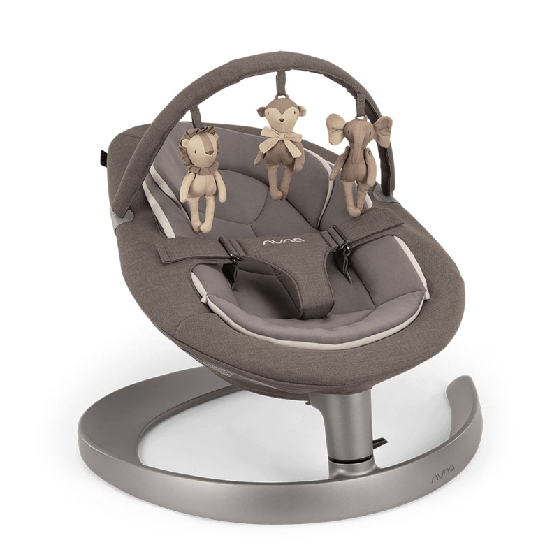 Nuna - Transat leaf grow avec arche de jeux GRIS Nuna