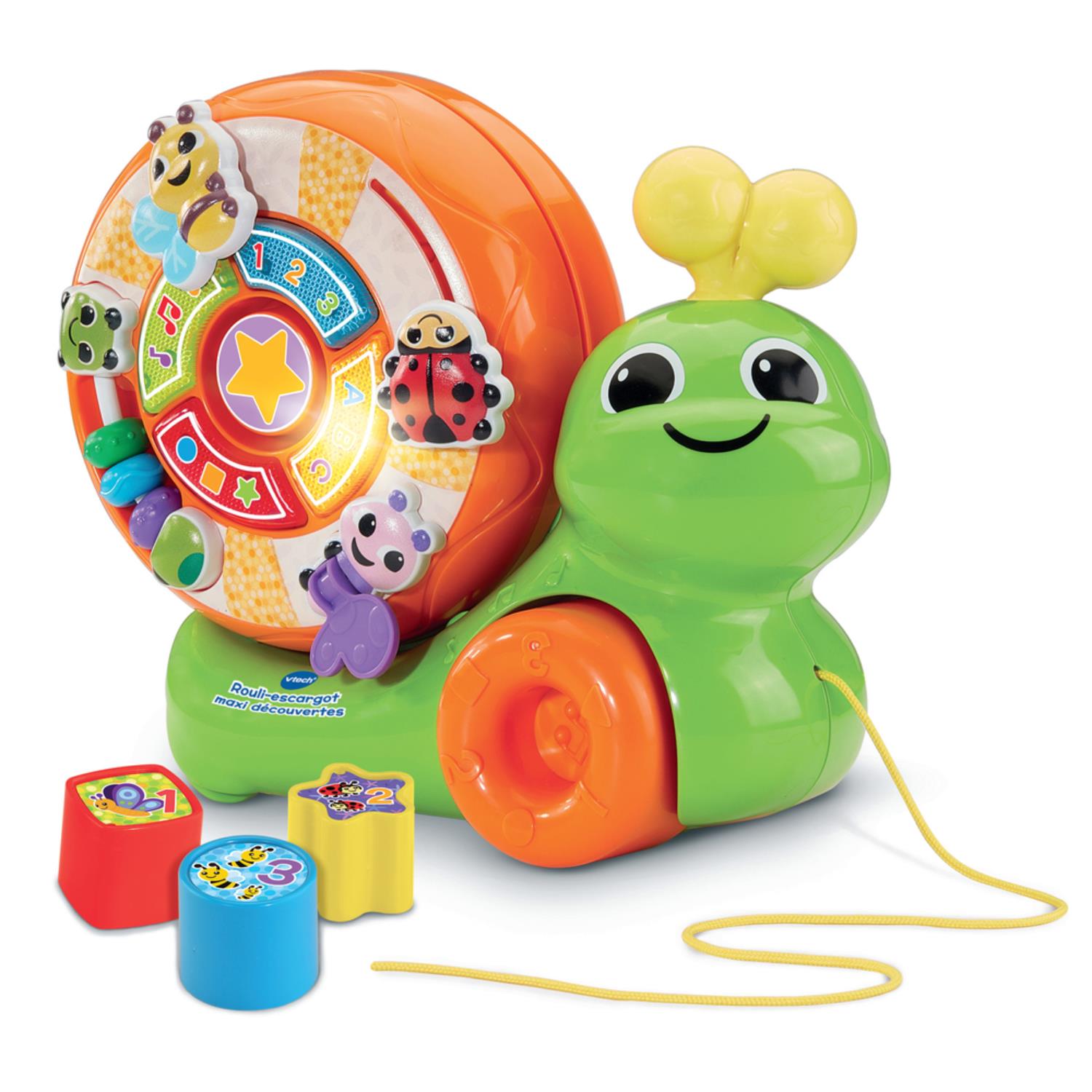Jouet Rouli-escargot maxi découvertes MULTICOLORE Vtech Baby