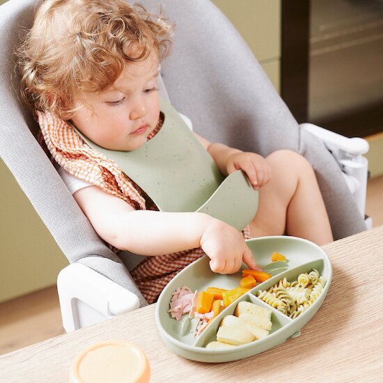 Babymoov Assiette Compartimentée Green 