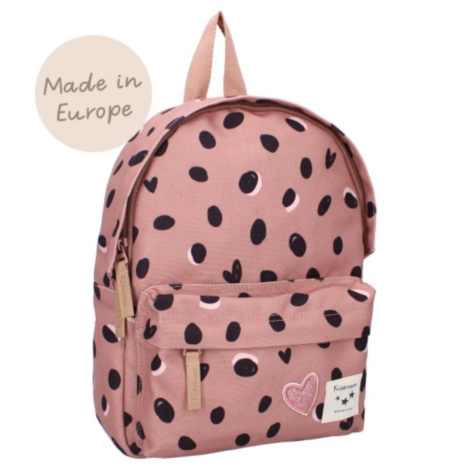 BB & Co - Sac à dos enfant cœurs et pois ROSE BB&Co