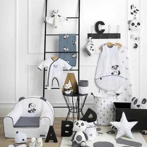 Doudou mouchoir panda