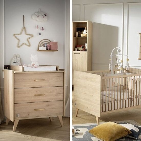 Chambre bébé avec lit évolutif Alba