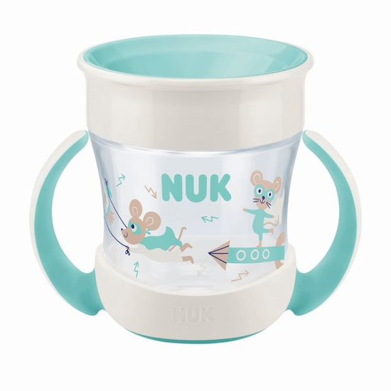 Nuk Mini Magic Cup 360 poignées Mixte Blanc 6 mois +