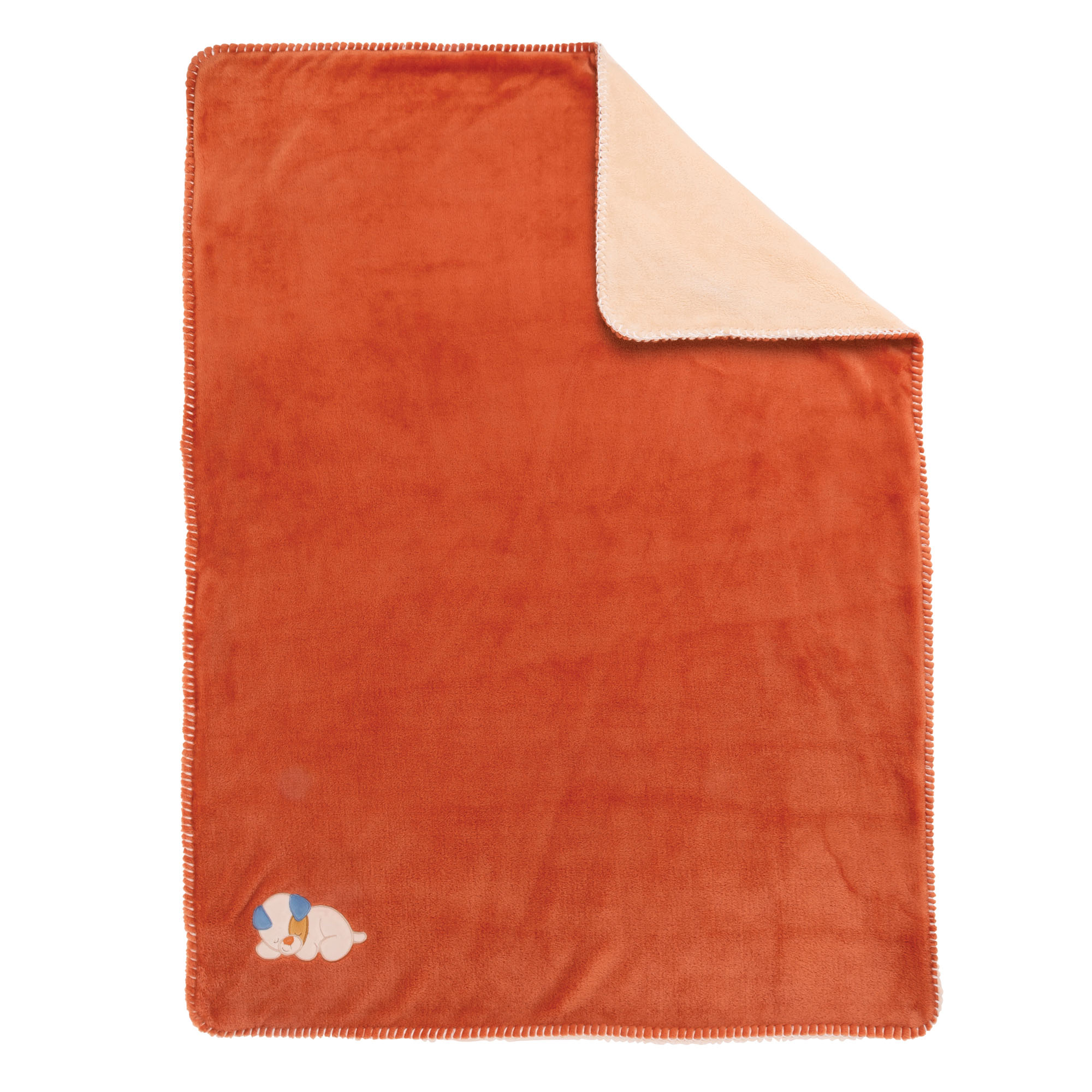 Couverture supersoft ORANGE Nattou