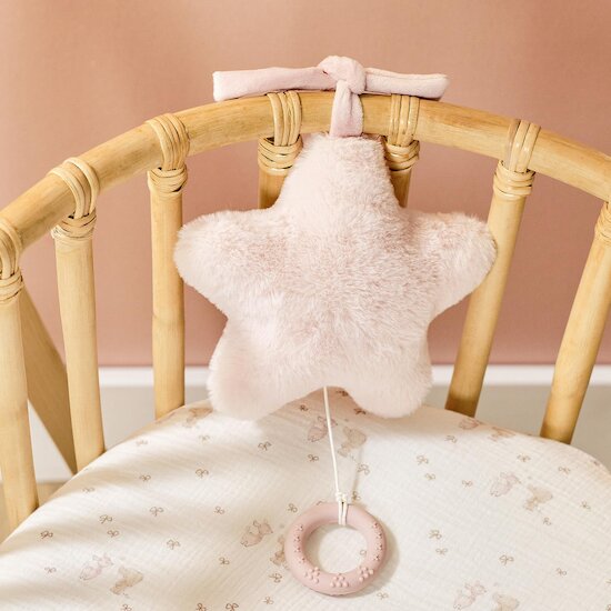 Nattou Peluche musicale Étoile Rose Fanfan Rose  Nattou Peluche musicale Étoile Rose Fanfan Rose
