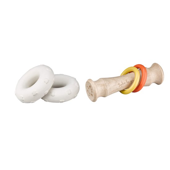 Sophie la girafe Hochet Totem Rubber & Wood So'pure   Sophie la girafe Hochet Totem Rubber & Wood So'pure