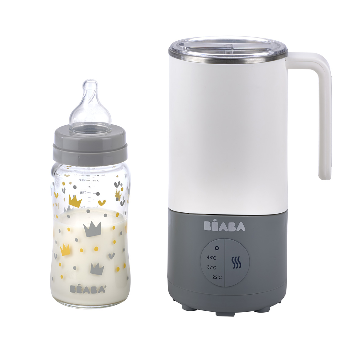 Beaba - Préparateur de boisson Milk Prep GRIS Béaba