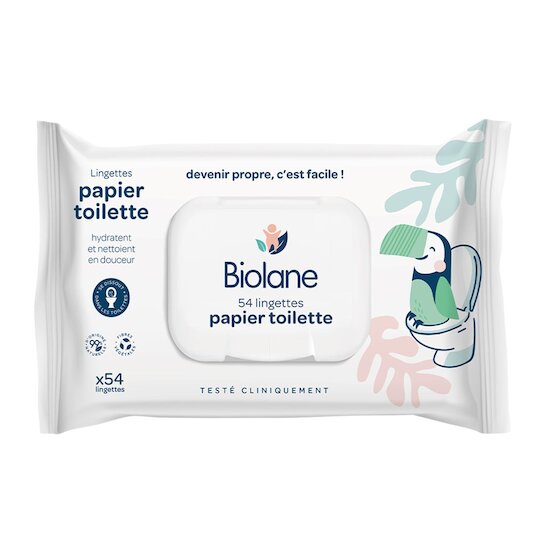 Biolane Lingettes papier toilette Multicolore 