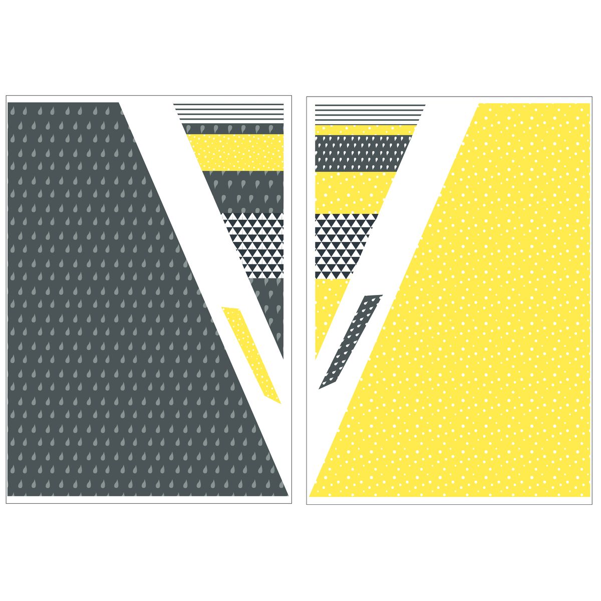 Stickers muraux Tipi Babyfan JAUNE Sauthon