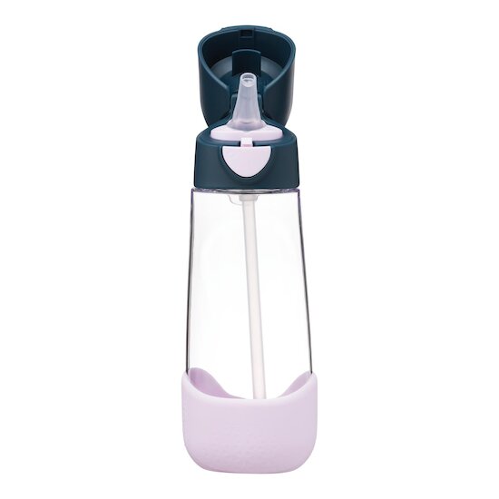 B.Box For Kids Gourde en tritan avec paille en silicone Indigo rose 450 ml B.Box For Kids Gourde en tritan avec paille en silicone Indigo rose 450 ml