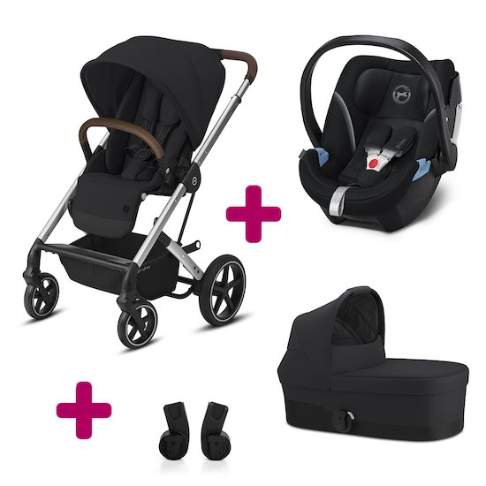Poussette 3 En 1 En Pack Pack Trio Poussette Coque Nacelle Adbb