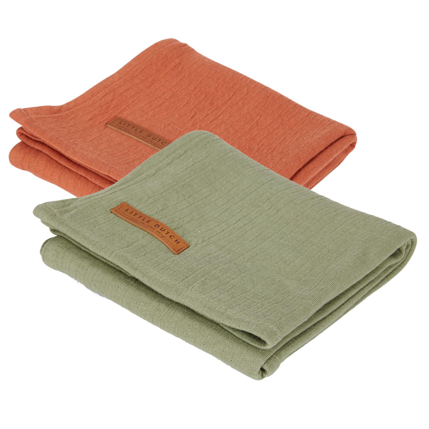 Lange Swaddle 70 x 70 cm MULTICOLORE Little Dutch