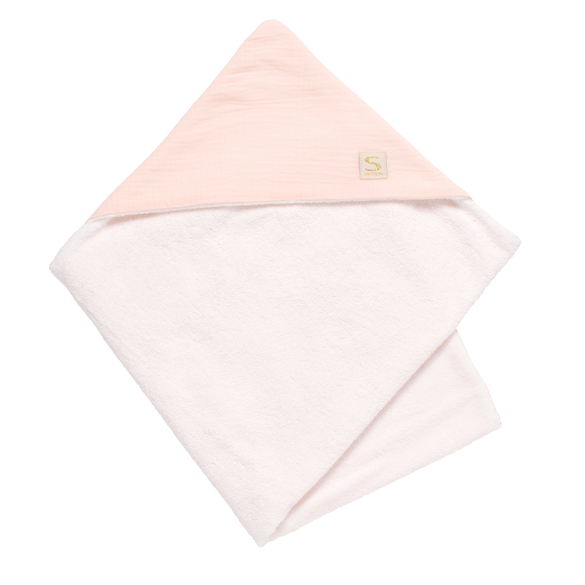 Sauthon - Cape de bain Uni Petale ROSE Sauthon