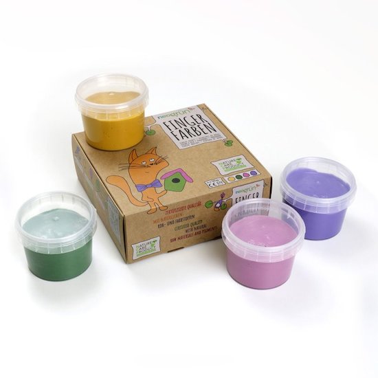 BB&Co Coffret de peinture à doigts multicolore Luka  BB&Co Coffret de peinture à doigts multicolore Luka