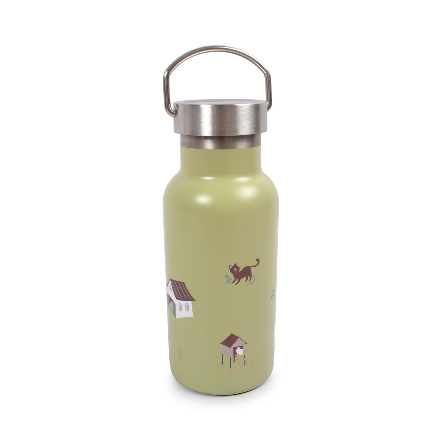 BB & Co - Gourde en acier inoxydable A la ferme MULTICOLORE BB&Co