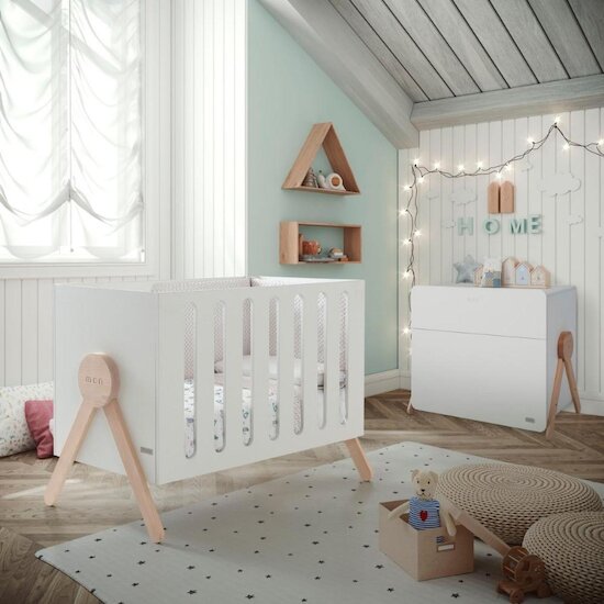Micuna Lit bébé Swing Blanc 60x120 cm Micuna Lit bébé Swing Blanc 60x120 cm