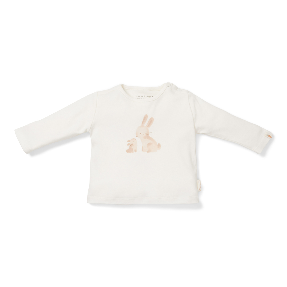 T-shirt manches longues - Bunny White BLANC Little Dutch