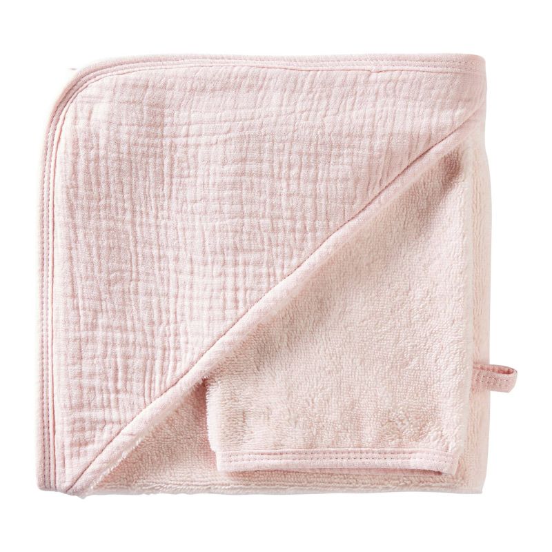 Cape de bain et gant de toilette Mix & Match ROSE BB&Co