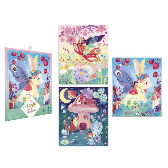 Janod Strass Magic Fairies Multicolore  Janod Strass Magic Fairies Multicolore