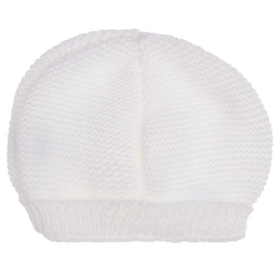 La Manufacture de layette Bonnet de naissance Blanc 0-1 mois