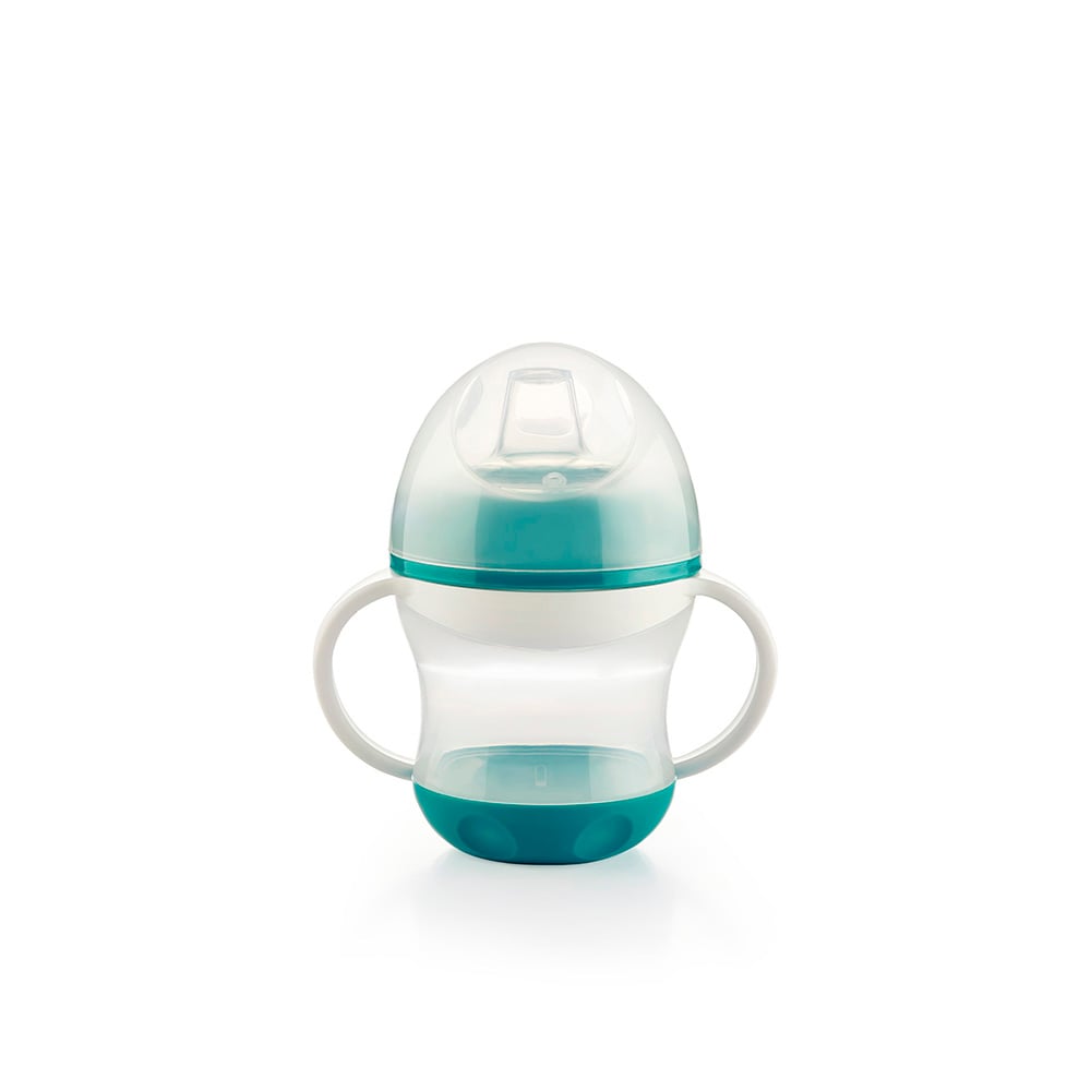 Tasse anti-fuites avec couvercle VERT Thermobaby