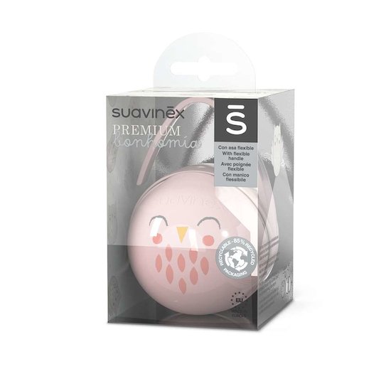 Suavinex Porte sucette duo Bonhomia Rose  Suavinex Porte sucette duo Bonhomia Rose