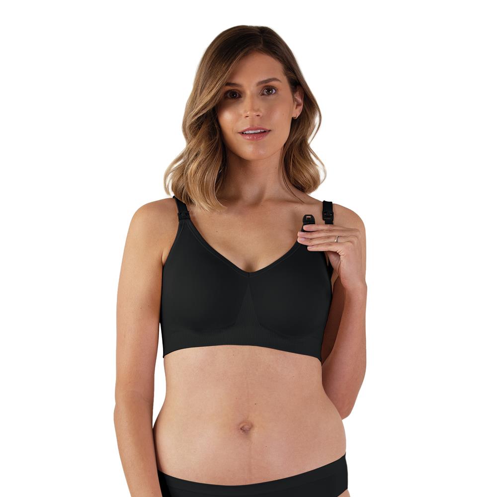 Bravado Designs - Soutien-gorge d'allaitement plein sans couture Body Silk NOIR Bravado Designs