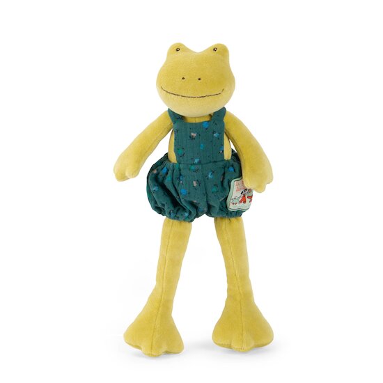 Moulin Roty Peluche Perlette la grenouille Les Petits Frères Vert 