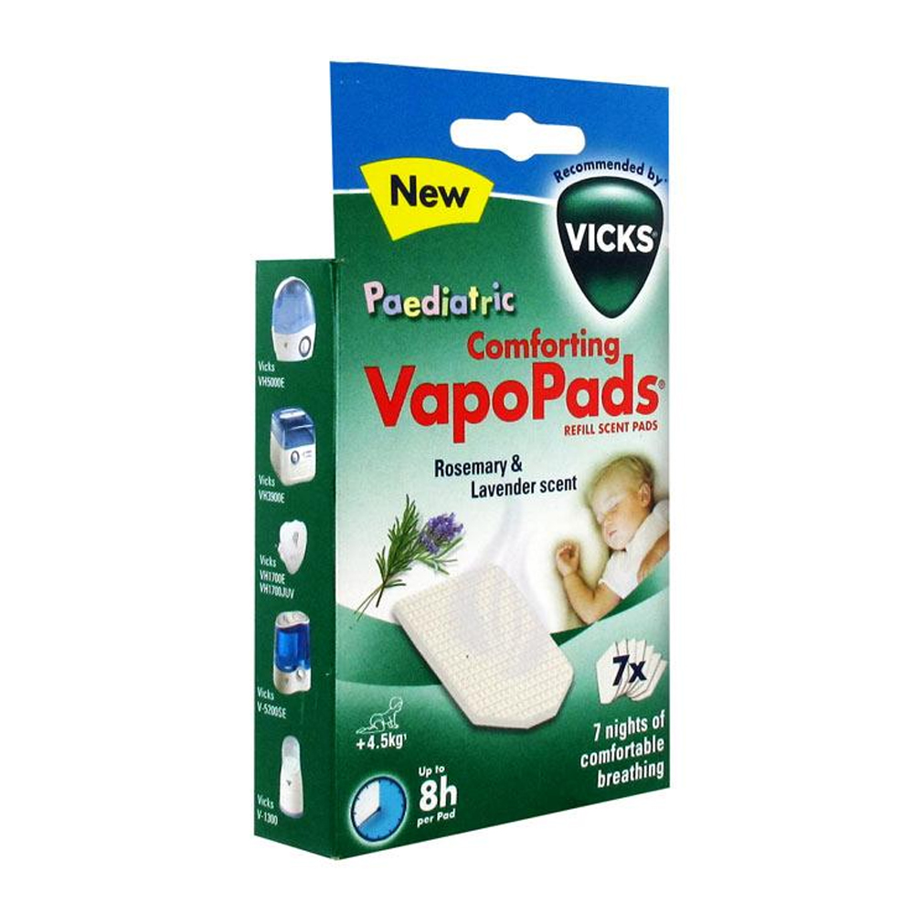 Tablettes VapoPads Lavande & Romarin (par 7) BLEU Vicks